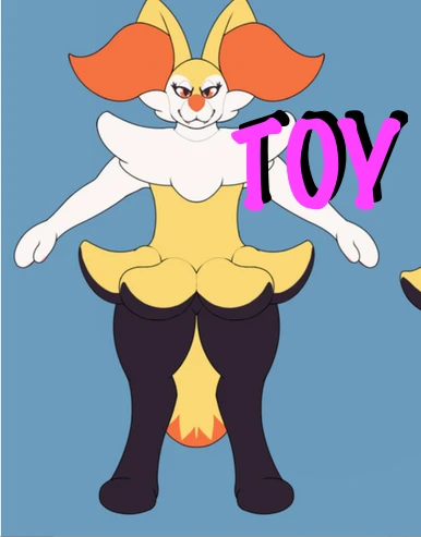 Made to order - Inflatable Braixen Toy ONLY